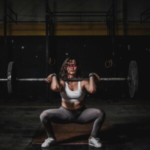 Woman Lifting Barbell